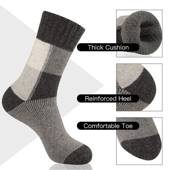 Men’s Wool Blend Socks  - Picture 3 of 4